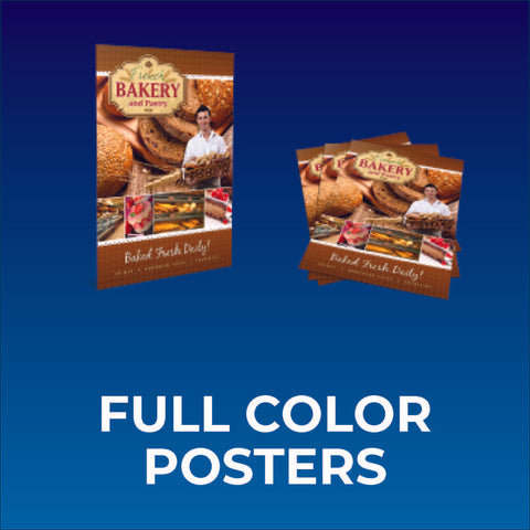 Full Color 11" x 17" Posters