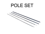 10.5ft. Double-Sided Feather Angled Flag Package