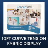 10FT. Wave Pop Up Display Graphic Package