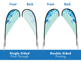 11ft. Double-Sided Teardrop Flag Package