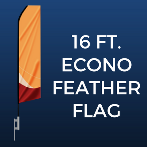 16ft. Econo Feather Flag