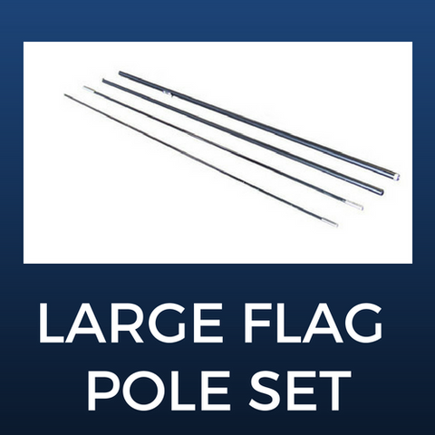 Large Flag Pole Set