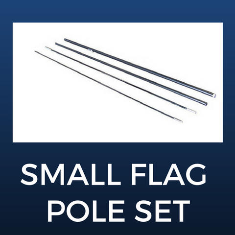 Small Flag Pole Set